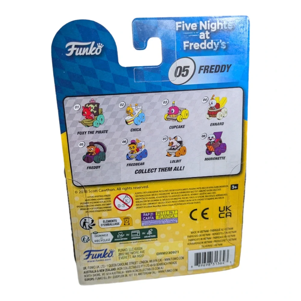 Five Nights Freddy's - Funko Racers - FREDDY #05 - Diecast Vehicle Kids Toy New